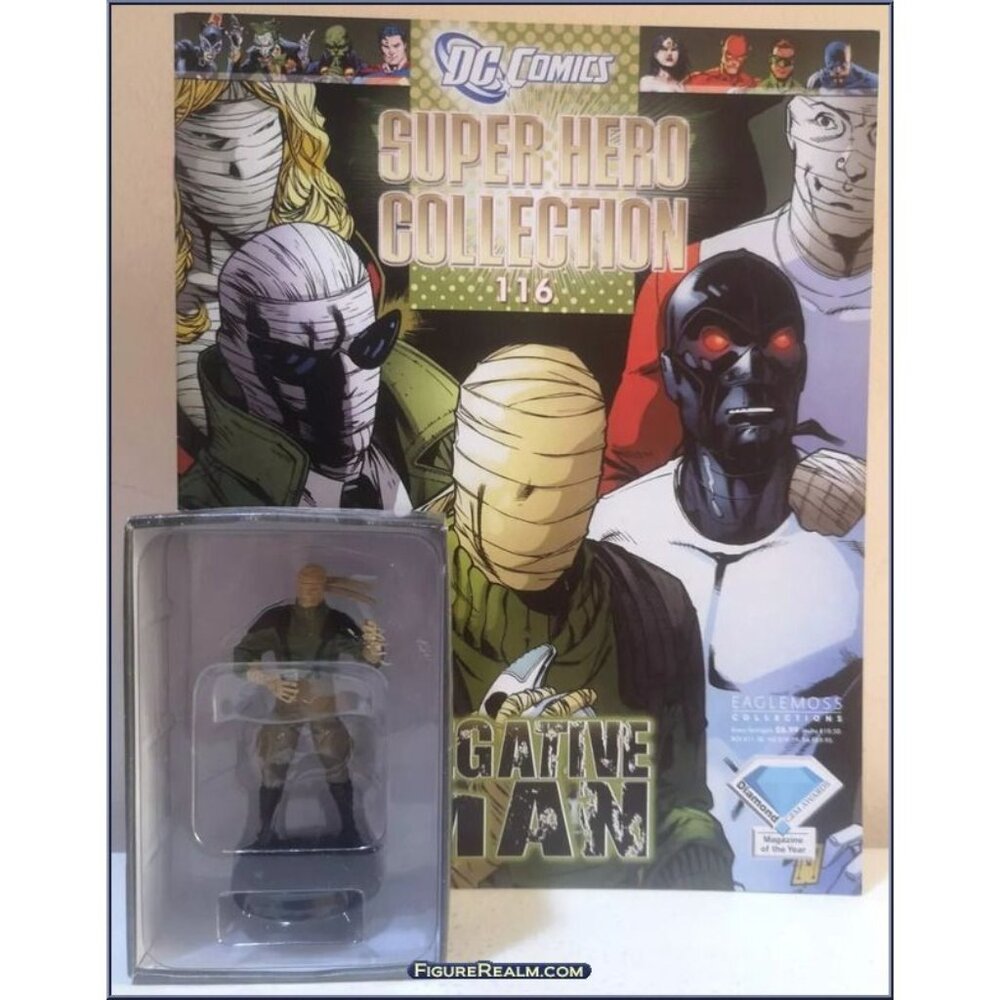 Eaglemoss 1:16 DC Comics Super Hero Fig w/Book: Negative Man‎ #116